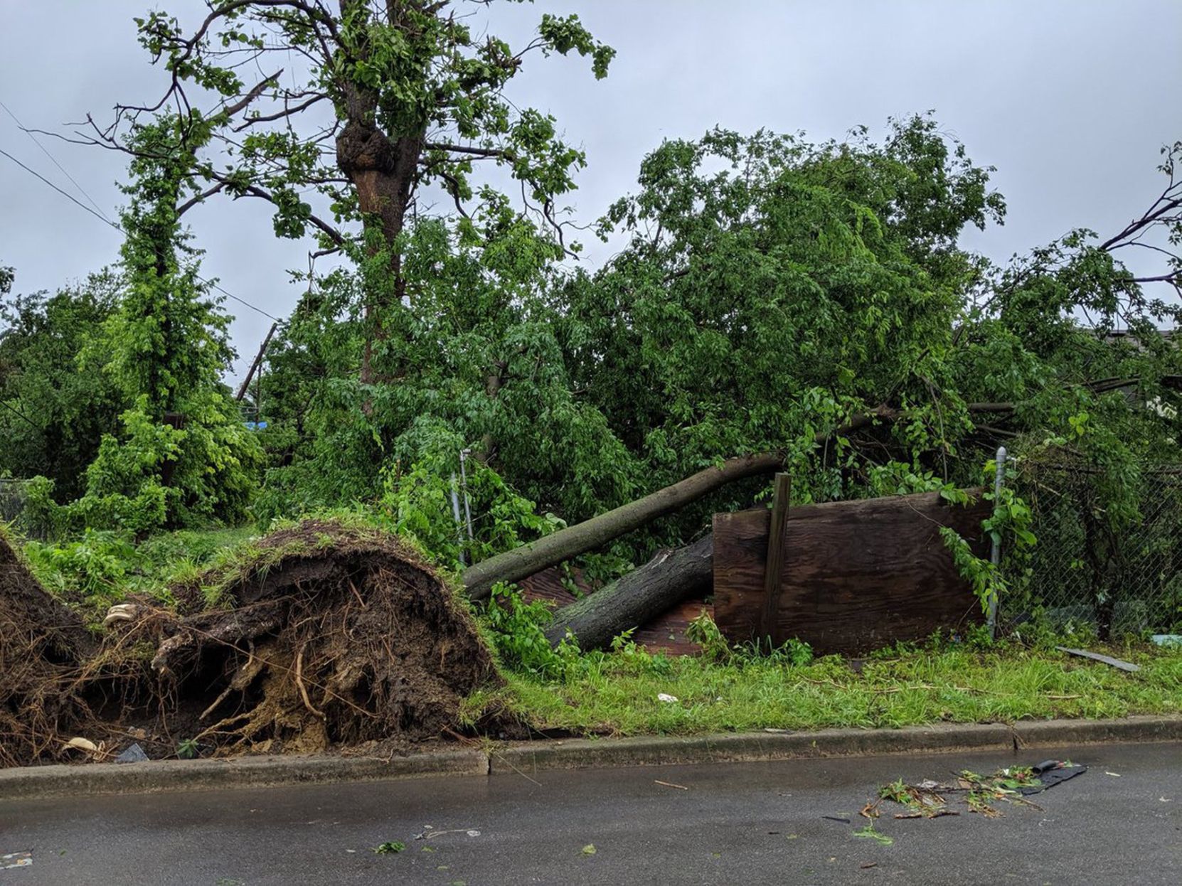 North Tulsa storm damage